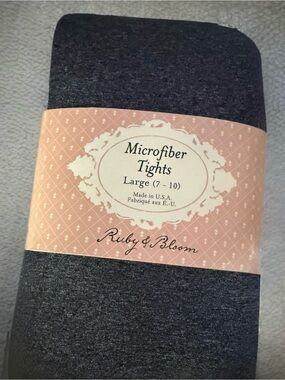Ruby & Bloom Microfiber Footed Tights from Nordstrom - Charcoal Size 7-10 Yrs